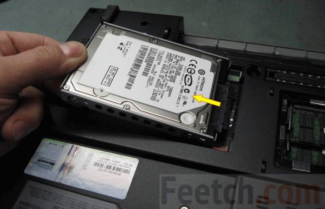 Установка hdd на ноутбук на гарантии